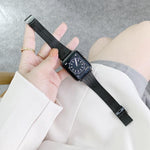 カラーマッチング七珠スチール交換用ストラップ時計バンド、Apple Watch シリーズ7 41mm / 6＆SE＆5＆4 40mm用、Apple Watch シリーズ7 45mm / 6＆SE＆5＆4 44mm用
