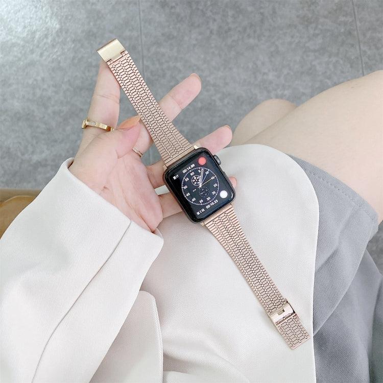 カラーマッチング七珠スチール交換用ストラップ時計バンド、Apple Watch シリーズ7 41mm / 6＆SE＆5＆4 40mm用、Apple Watch シリーズ7 45mm / 6＆SE＆5＆4 44mm用