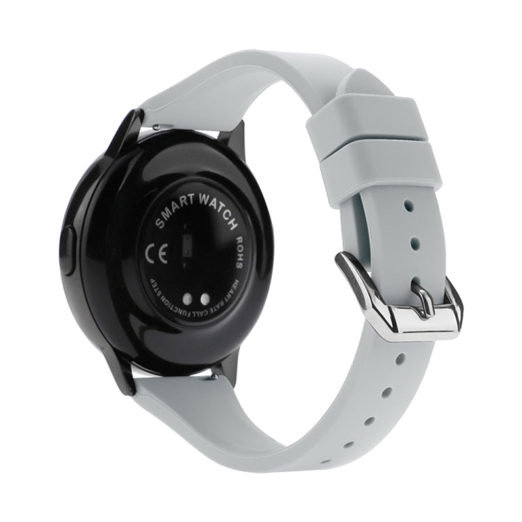 T-shaped Buckle Silicone Replacement Strap Watchband, 20mm, 22mm