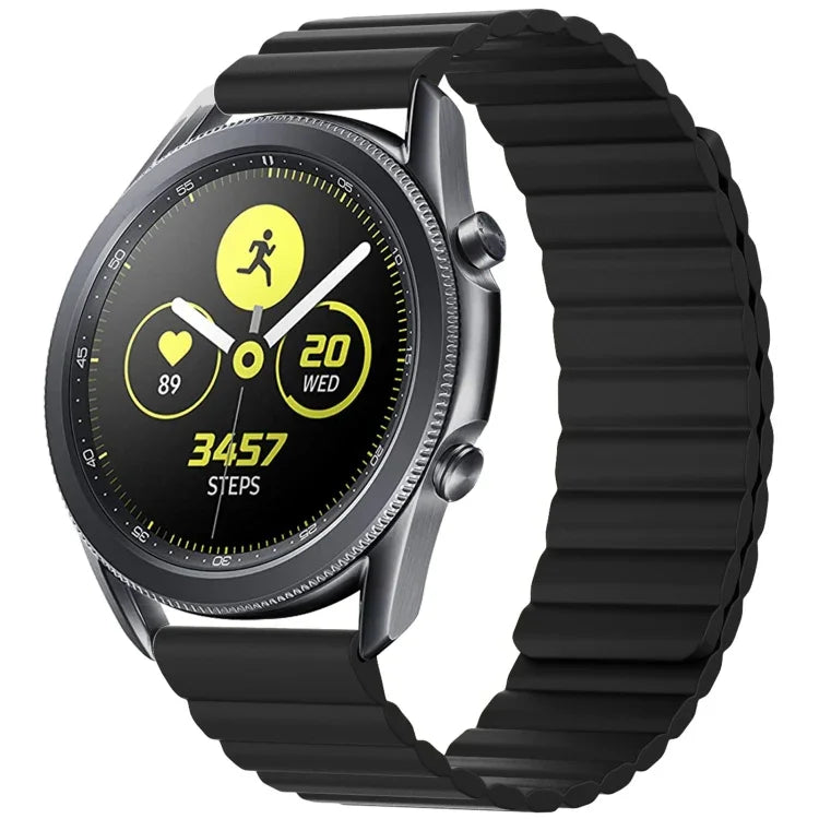 ユニバーサルシリコン磁気交換用ストラップ時計バンド、20mm、22mm、Samsungスマートウォッチ用20mm、Samsungスマートウォッチ用22mm