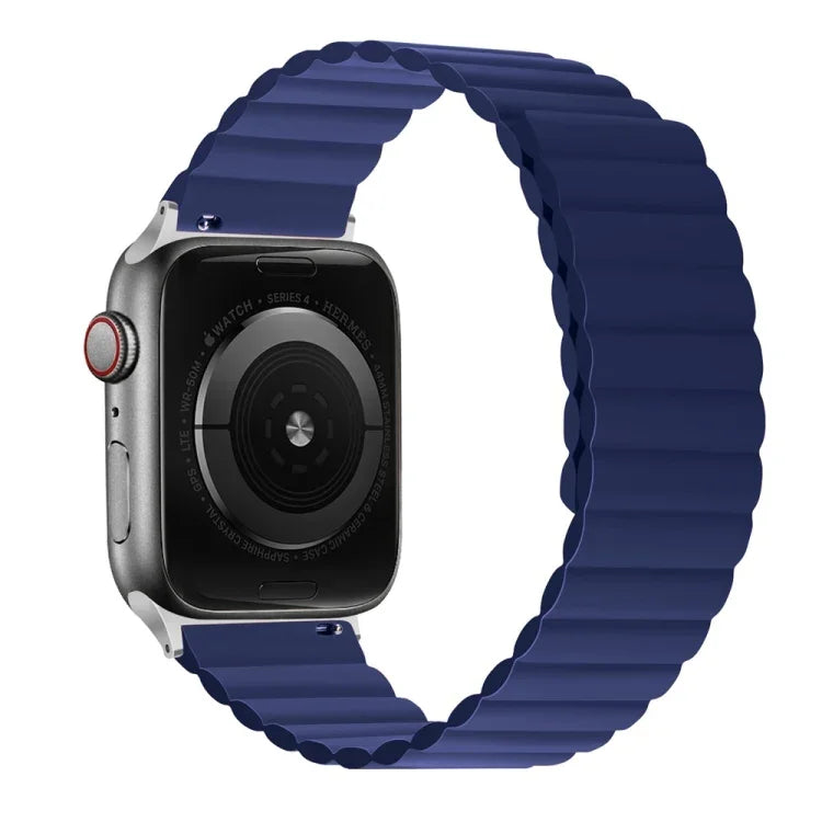 シリコン磁気交換用ストラップ時計バンド、Apple Watch シリーズ7 41mm / 6＆SE＆5＆4 40mm用、Apple Watch シリーズ7 45mm / 6＆SE＆5＆4 44mm用