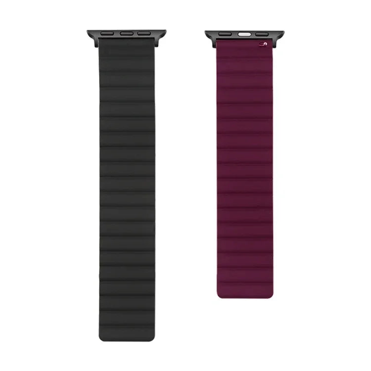 シリコン磁気交換用ストラップ時計バンド、Apple Watch シリーズ7 41mm / 6＆SE＆5＆4 40mm用、Apple Watch シリーズ7 45mm / 6＆SE＆5＆4 44mm用