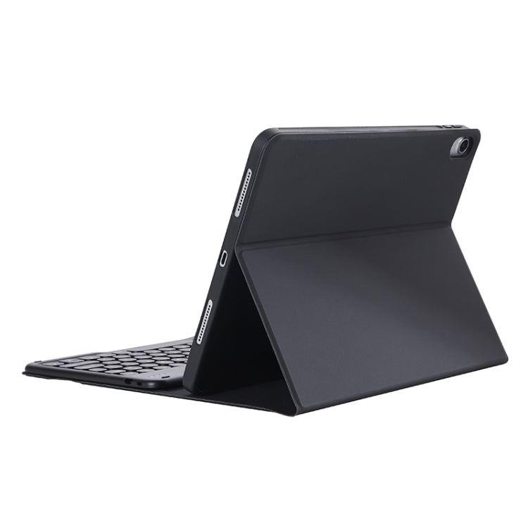 Y-C11B 2021年モデル 取り外し可能なキャンディーカラースキンテクスチャー丸型キーキャップ Bluetoothキーボード用レザーケース、ペンスロット＆スタンド付き、iPad Pro 11 2021 / Air4 / Air5 / Pro 11対応