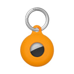Dual-Side Hollow Anti-scratch Silicone Shockproof Protective Cover Case with Keychain Hook Loop, For AirTag