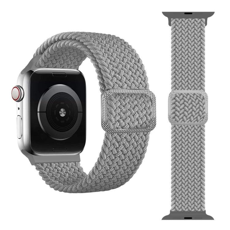 バックル編み込みエラスティックストラップウォッチバンド Apple Watch Series 9&8&7 41mm / SE 3&SE 2&6&SE&5&4 40mm / 3&2&1 38mm（レインボーカラー）、Apple Watch Series 7 45mm / 6 & SE & 5 & 4 44mm / 3 & 2 & 1 42mm用