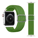 バックル編み込み伸縮ストラップウォッチバンド、Apple Watch Series 9&8&7 41mm / SE 3&SE 2&6&SE&5&4 40mm / 3&2&1 38mm（レインボーカラー）、Apple Watch Series 8&7 41mm / SE 2&6&SE&5&4 40mm / 3&2&1 38mm用