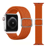 バックル編み込み伸縮ストラップウォッチバンド、Apple Watch Series 9&8&7 41mm / SE 3&SE 2&6&SE&5&4 40mm / 3&2&1 38mm（レインボーカラー）、Apple Watch Series 8&7 41mm / SE 2&6&SE&5&4 40mm / 3&2&1 38mm用