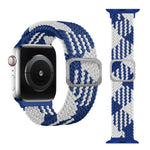 バックル編み込み伸縮ストラップウォッチバンド、Apple Watch Series 9&8&7 41mm / SE 3&SE 2&6&SE&5&4 40mm / 3&2&1 38mm（レインボーカラー）、Apple Watch Series 8&7 41mm / SE 2&6&SE&5&4 40mm / 3&2&1 38mm用