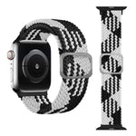 バックル編み込み伸縮ストラップウォッチバンド、Apple Watch Series 9&8&7 41mm / SE 3&SE 2&6&SE&5&4 40mm / 3&2&1 38mm（レインボーカラー）、Apple Watch Series 8&7 41mm / SE 2&6&SE&5&4 40mm / 3&2&1 38mm用