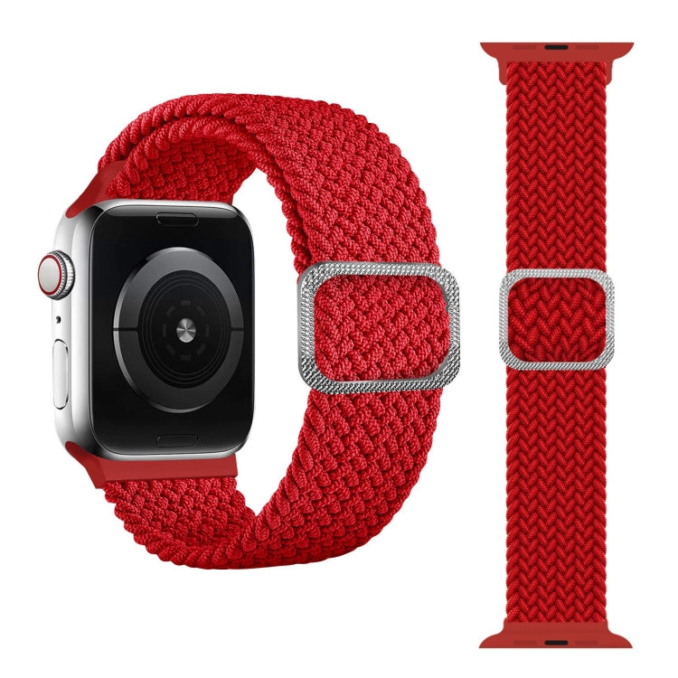 バックル編み込み伸縮ストラップウォッチバンド、Apple Watch Series 9&8&7 41mm / SE 3&SE 2&6&SE&5&4 40mm / 3&2&1 38mm（レインボーカラー）、Apple Watch Series 8&7 41mm / SE 2&6&SE&5&4 40mm / 3&2&1 38mm用