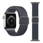 バックル編み込み伸縮ストラップウォッチバンド、Apple Watch Series 9&8&7 41mm / SE 3&SE 2&6&SE&5&4 40mm / 3&2&1 38mm（レインボーカラー）、Apple Watch Series 8&7 41mm / SE 2&6&SE&5&4 40mm / 3&2&1 38mm用