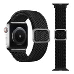 バックル編み込み伸縮ストラップウォッチバンド、Apple Watch Series 9&8&7 41mm / SE 3&SE 2&6&SE&5&4 40mm / 3&2&1 38mm（レインボーカラー）、Apple Watch Series 8&7 41mm / SE 2&6&SE&5&4 40mm / 3&2&1 38mm用