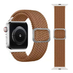 バックル編み込み伸縮ストラップウォッチバンド、Apple Watch Series 9&8&7 41mm / SE 3&SE 2&6&SE&5&4 40mm / 3&2&1 38mm（レインボーカラー）、Apple Watch Series 8&7 41mm / SE 2&6&SE&5&4 40mm / 3&2&1 38mm用