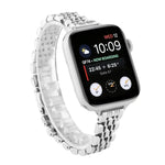 小型ウエスト七珠ステンレスストラップ腕時計バンド Apple Watch Series 6 & SE用 Apple Watch Ultra 49mm / Series 8&7 45mm / SE 2&6&SE&5&4 44mm / 3&2&1 42mm用 Apple Watch Series 7 41mm / 6 & SE & 5 & 4 40mm / 3 & 2 & 1 38mm用