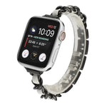 小さいウエスト用セブンビーズステンレススチールストラップウォッチバンド Apple Watch Series 6 & SE用、Apple Watch Ultra 49mm / Series 8&7 45mm / SE 2&6&SE&5&4 44mm / 3&2&1 42mm用、Apple Watch Series 8&7 41mm / SE 2&6&SE&5&4 40mm / 3&2&1 38mm用