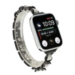 小さいウエスト用セブンビーズステンレススチールストラップウォッチバンド Apple Watch Series 6 & SE用、Apple Watch Ultra 49mm / Series 8&7 45mm / SE 2&6&SE&5&4 44mm / 3&2&1 42mm用、Apple Watch Series 8&7 41mm / SE 2&6&SE&5&4 40mm / 3&2&1 38mm用