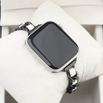 小さいウエスト用セブンビーズステンレススチールストラップウォッチバンド Apple Watch Series 6 & SE用、Apple Watch Ultra 49mm / Series 8&7 45mm / SE 2&6&SE&5&4 44mm / 3&2&1 42mm用、Apple Watch Series 8&7 41mm / SE 2&6&SE&5&4 40mm / 3&2&1 38mm用