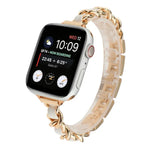 小さいウエスト用セブンビーズステンレススチールストラップウォッチバンド Apple Watch Series 6 & SE用、Apple Watch Ultra 49mm / Series 8&7 45mm / SE 2&6&SE&5&4 44mm / 3&2&1 42mm用、Apple Watch Series 8&7 41mm / SE 2&6&SE&5&4 40mm / 3&2&1 38mm用