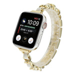 小さいウエスト用セブンビーズステンレススチールストラップウォッチバンド Apple Watch Series 6 & SE用、Apple Watch Ultra 49mm / Series 8&7 45mm / SE 2&6&SE&5&4 44mm / 3&2&1 42mm用、Apple Watch Series 8&7 41mm / SE 2&6&SE&5&4 40mm / 3&2&1 38mm用