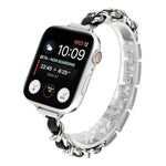 小さいウエスト用セブンビーズステンレススチールストラップウォッチバンド Apple Watch Series 6 & SE用、Apple Watch Ultra 49mm / Series 8&7 45mm / SE 2&6&SE&5&4 44mm / 3&2&1 42mm用、Apple Watch Series 8&7 41mm / SE 2&6&SE&5&4 40mm / 3&2&1 38mm用