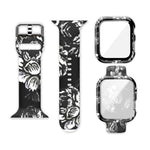 シリコン印刷一体型交換用ウォッチケースウォッチバンド、Apple Watch Series 6 / 5 / 4 / Watch SE 44mm用、Apple Watch Series 6 / 5 / 4 / Watch SE 40mm用、Apple Watch Series 3 & 2 & 1 42mm用
