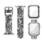 シリコン印刷一体型交換用ウォッチケースウォッチバンド、Apple Watch Series 6 / 5 / 4 / Watch SE 44mm用、Apple Watch Series 6 / 5 / 4 / Watch SE 40mm用、Apple Watch Series 3 & 2 & 1 42mm用
