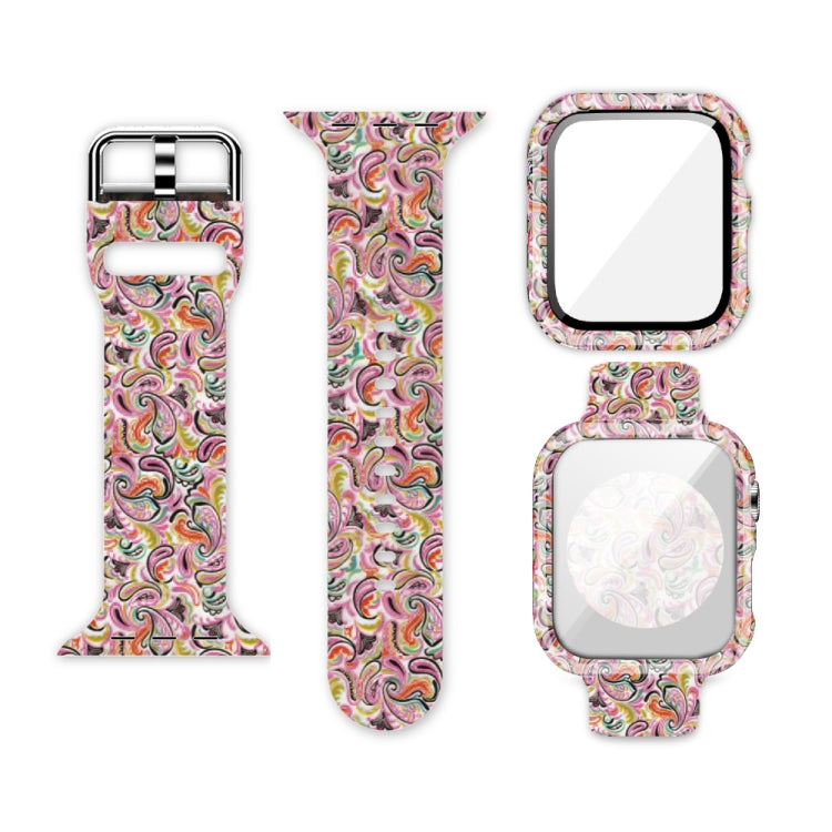 シリコン印刷一体型交換用ウォッチケースウォッチバンド、Apple Watch Series 6 / 5 / 4 / Watch SE 44mm用、Apple Watch Series 6 / 5 / 4 / Watch SE 40mm用、Apple Watch Series 3 & 2 & 1 42mm用