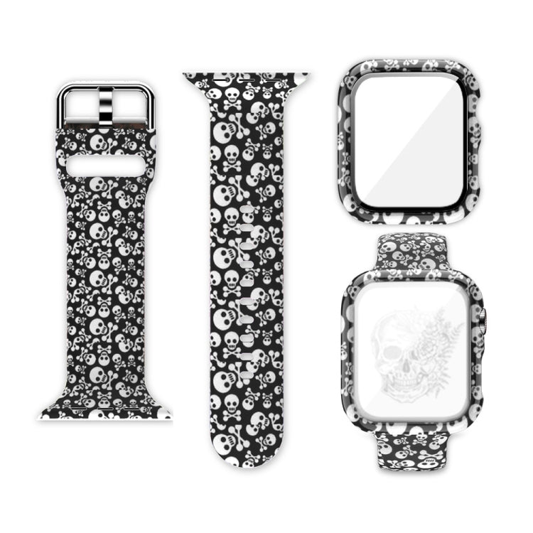 シリコン印刷一体型交換用ウォッチケースウォッチバンド、Apple Watch Series 6 / 5 / 4 / Watch SE 44mm用、Apple Watch Series 6 / 5 / 4 / Watch SE 40mm用、Apple Watch Series 3 & 2 & 1 42mm用