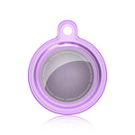 オールインクルーシブ クリアクリスタル 衝撃吸収保護カバー キーチェーンフックループ付き、AirTag 第2世代 / AirTag 第1世代用