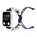 アンブレラロープビーズナイロン交換用ウォッチバンド Apple Watch Series 6 & SE &用、Apple Watch Ultra 49mm / Series 8&7 45mm / SE 2&6&SE&5&4 44mm / 3&2&1 42mm用、Apple Watch Series 8&7 41mm / SE 2&6&SE&5&4 40mm / 3&2&1 38mm用