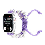 アンブレラロープビーズナイロン交換用ウォッチバンド Apple Watch Series 6 & SE &用、Apple Watch Ultra 49mm / Series 8&7 45mm / SE 2&6&SE&5&4 44mm / 3&2&1 42mm用、Apple Watch Series 8&7 41mm / SE 2&6&SE&5&4 40mm / 3&2&1 38mm用