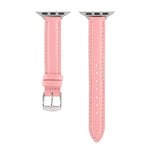 14mmスリム本革ストラップウォッチバンド Apple Watch Series 7 45mm / 6 & SE & 5 & 4 44mm / 3 & 2 & 1 42mm用、7 41mm / 6 & SE & 5 & 4 40mm / 3 & 2 & 1 38mm用