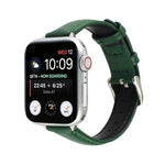 14mmスリム本革ストラップウォッチバンド Apple Watch Series 7 45mm / 6 & SE & 5 & 4 44mm / 3 & 2 & 1 42mm用、7 41mm / 6 & SE & 5 & 4 40mm / 3 & 2 & 1 38mm用