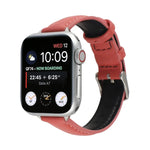 14mmスリム本革ストラップウォッチバンド Apple Watch Series 7 45mm / 6 & SE & 5 & 4 44mm / 3 & 2 & 1 42mm用、7 41mm / 6 & SE & 5 & 4 40mm / 3 & 2 & 1 38mm用