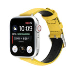 14mmスリム本革ストラップウォッチバンド Apple Watch Series 7 45mm / 6 & SE & 5 & 4 44mm / 3 & 2 & 1 42mm用、7 41mm / 6 & SE & 5 & 4 40mm / 3 & 2 & 1 38mm用