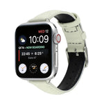 14mmスリム本革ストラップウォッチバンド Apple Watch Series 7 45mm / 6 & SE & 5 & 4 44mm / 3 & 2 & 1 42mm用、7 41mm / 6 & SE & 5 & 4 40mm / 3 & 2 & 1 38mm用