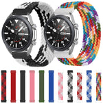Samsung Galaxy Watch 42mm用調節可能ナイロン編み弾性交換ストラップウォッチバンド、125mm、135mm、145mm、155mm