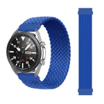 Samsung Galaxy Watch 42mm用調節可能ナイロン編み伸縮交換用ストラップ時計バンド、165mm