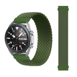 Samsung Galaxy Watch 46mm用調節可能ナイロン編み弾性交換用ストラップウォッチバンド、125mm、135mm、145mm、155mm
