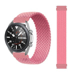 Samsung Galaxy Watch 3 41mm用調節可能ナイロン編み伸縮交換用ストラップ時計バンド、165mm