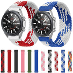 Samsung Galaxy Watch 3 41mm用調節可能ナイロン編み伸縮交換用ストラップ時計バンド、165mm