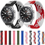 Samsung Galaxy Watch Active / Active2 40mm / Active2 44mm用調節可能ナイロン編み弾性交換用ストラップウォッチバンド、125mm、135mm、145mm、155mm