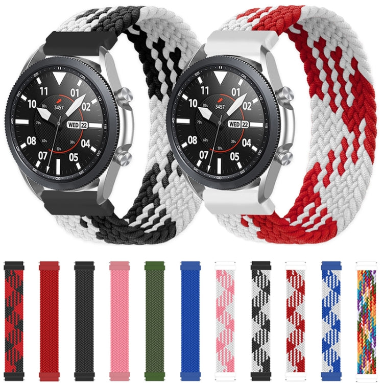 Samsung Galaxy Watch Active / Active2 40mm / Active2 44mm用調節可能ナイロン編み弾性交換用ストラップウォッチバンド、125mm、135mm、145mm、155mm