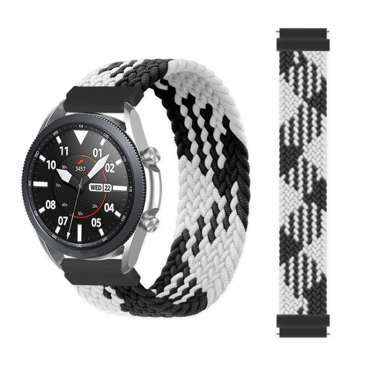 Samsung Galaxy Watch Active / Active2 40mm / Active2 44mm用調節可能ナイロン編み弾性交換用ストラップウォッチバンド、125mm、135mm、145mm、155mm