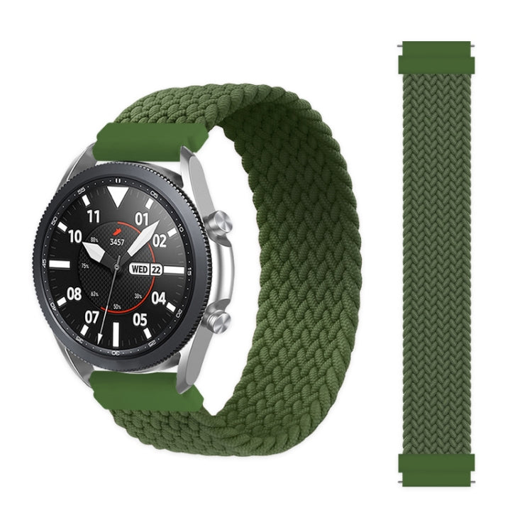 Samsung Galaxy Watch Active / Active2 40mm / Active2 44mm用調節可能ナイロン編み弾性交換用ストラップウォッチバンド、125mm、135mm、145mm、155mm