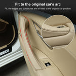 Car Leather Right Side Inner Door Handle Assembly 51417225854 for BMW 5 Series F10 / F18 2011-2017, Right Side (Black), Right Side (Beige), Right Side (Creamy-white), Right Side (Grey), Right Side (Wine Red), Right Side (Mocha)