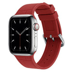 竹節シリコン交換用ストラップウォッチバンド Apple Watch Series 7 41mm / & 6 & SE & 5 & 4 40mm用、Apple Watch Series 7 45mm / & 6 & SE & 5 & 4 44mm用