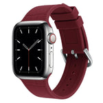 竹節シリコン交換用ストラップウォッチバンド Apple Watch Series 7 41mm / & 6 & SE & 5 & 4 40mm用、Apple Watch Series 7 45mm / & 6 & SE & 5 & 4 44mm用