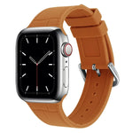 竹節シリコン交換用ストラップウォッチバンド Apple Watch Series 7 41mm / & 6 & SE & 5 & 4 40mm用、Apple Watch Series 7 45mm / & 6 & SE & 5 & 4 44mm用