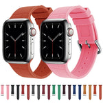 竹節シリコン交換用ストラップウォッチバンド Apple Watch Series 7 41mm / & 6 & SE & 5 & 4 40mm用、Apple Watch Series 7 45mm / & 6 & SE & 5 & 4 44mm用